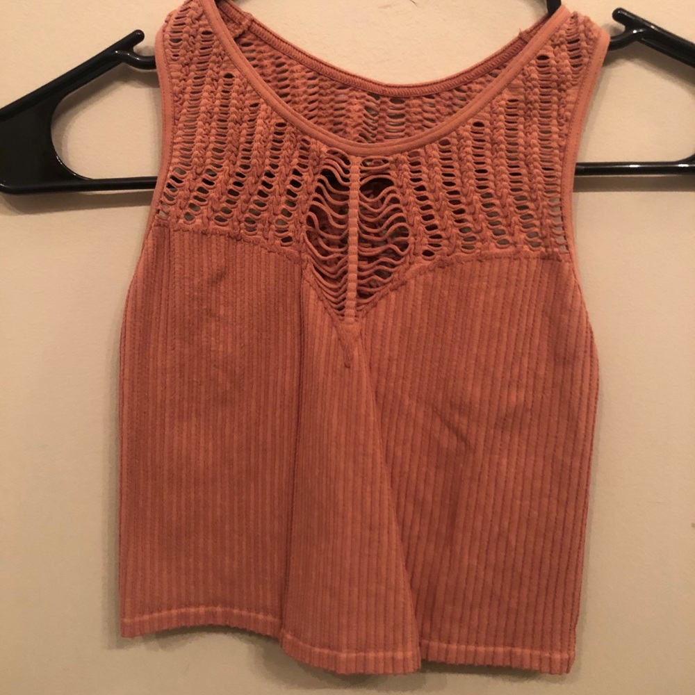 Free People Brami Crop Top-Copper